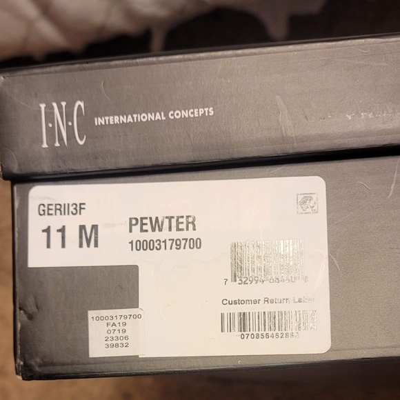 INC Gerii Pewter Rhinestone Slouchy Boots Sz. 11 - Picture 5 of 5